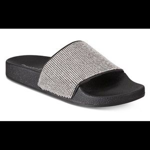 Madden Girl Sequin Sliders